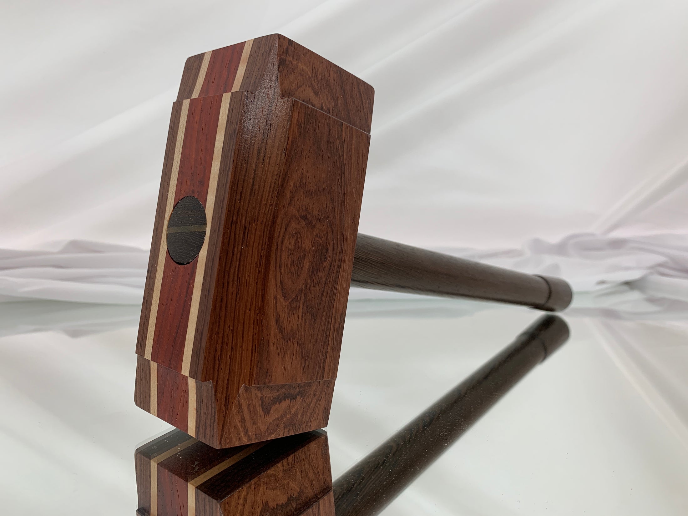 FULL SIZE - Multi-Species Thor's Hammer Woodworking Mallet Mjolnir Exotic Woods