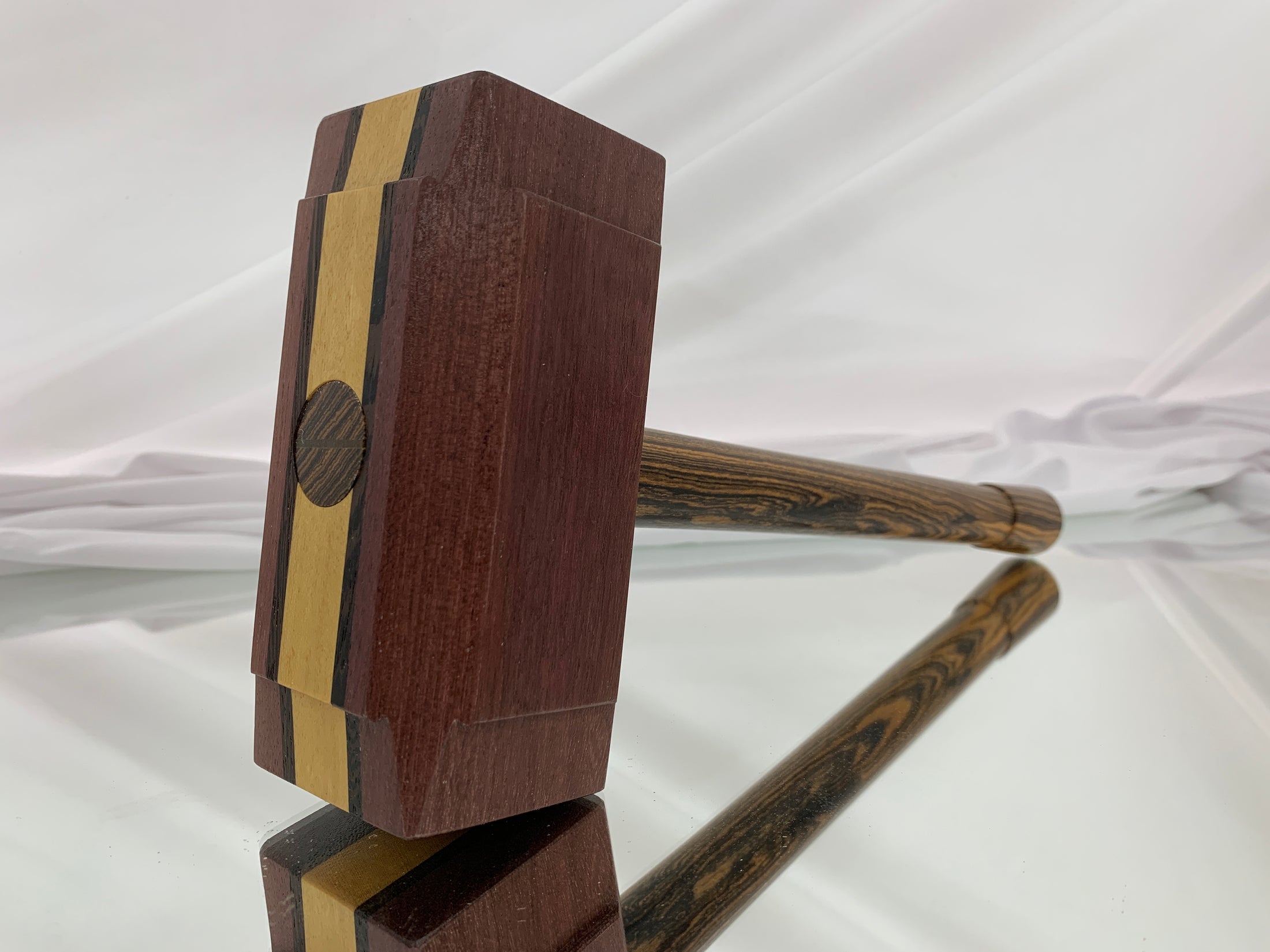 FULL SIZE - Multi-Species Thor's Hammer Woodworking Mallet Mjolnir Exotic Woods