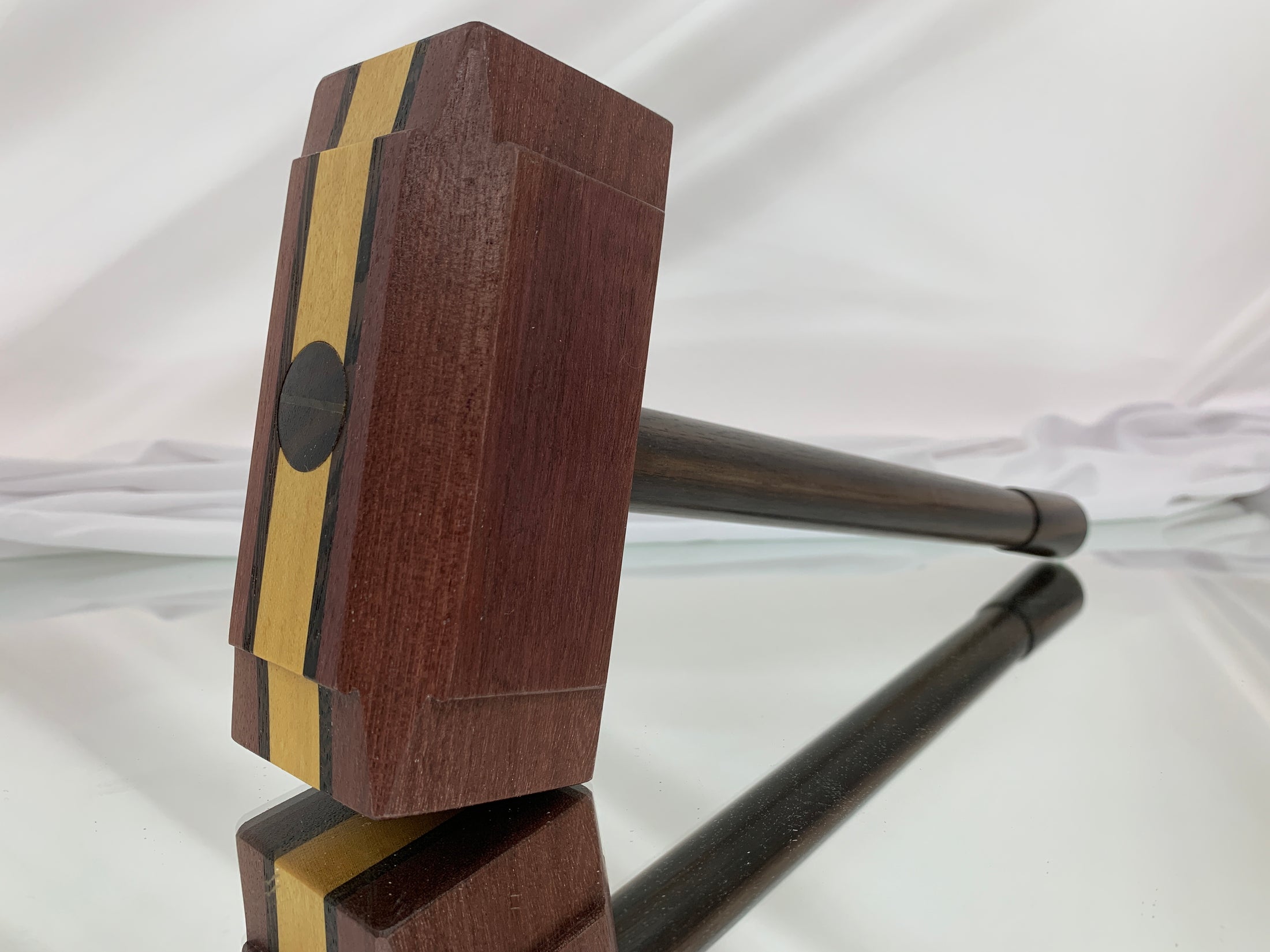 FULL SIZE - Multi-Species Thor's Hammer Woodworking Mallet Mjolnir Exotic Woods