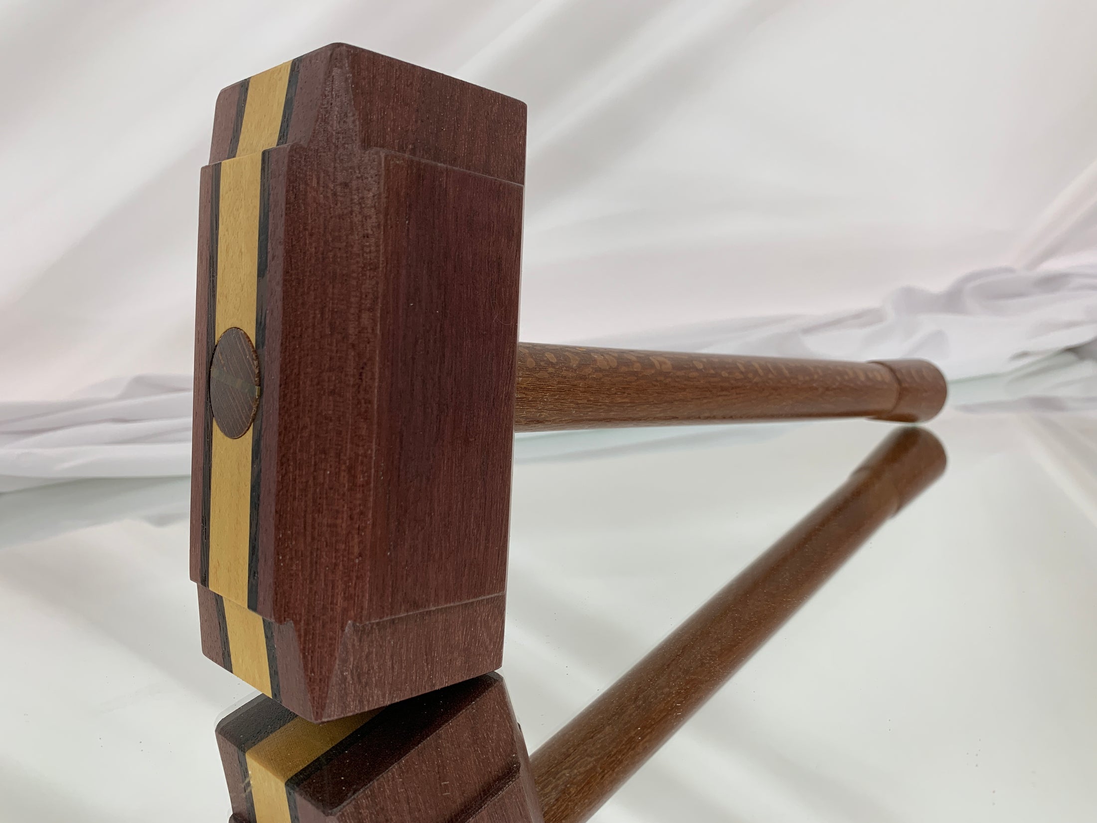 FULL SIZE - Multi-Species Thor's Hammer Woodworking Mallet Mjolnir Exotic Woods