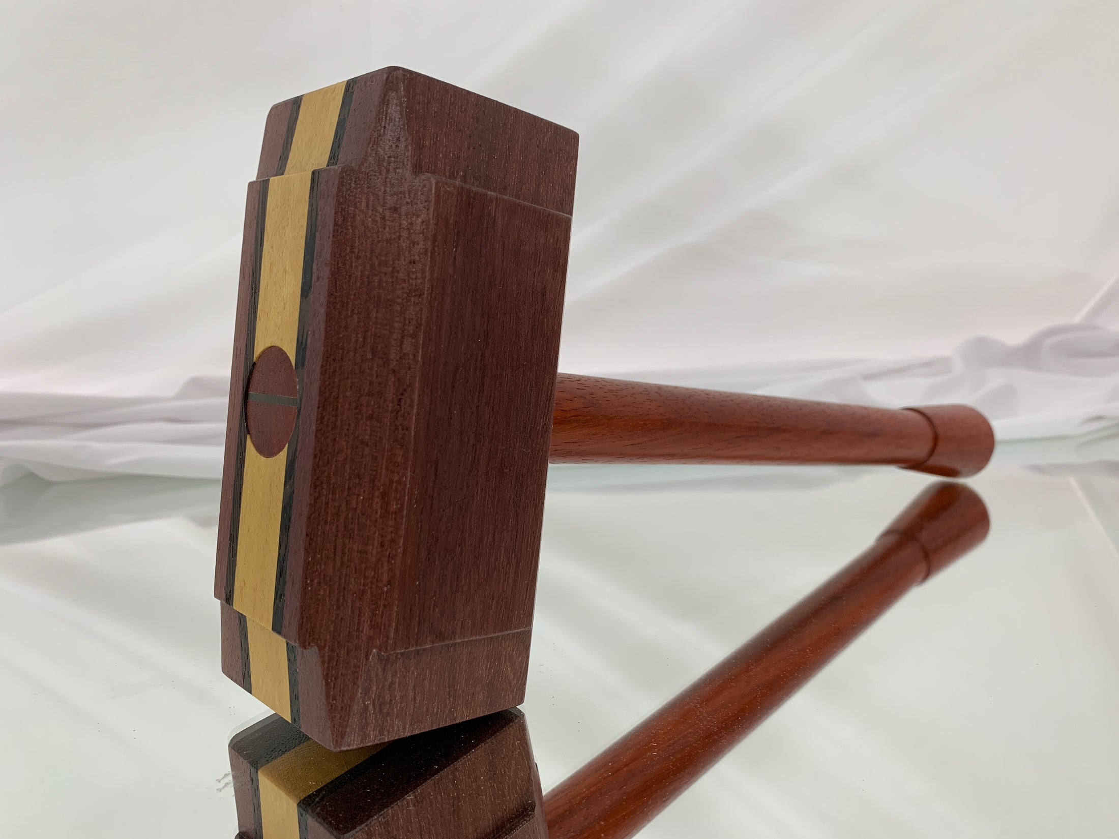 FULL SIZE - Multi-Species Thor's Hammer Woodworking Mallet Mjolnir Exotic Woods