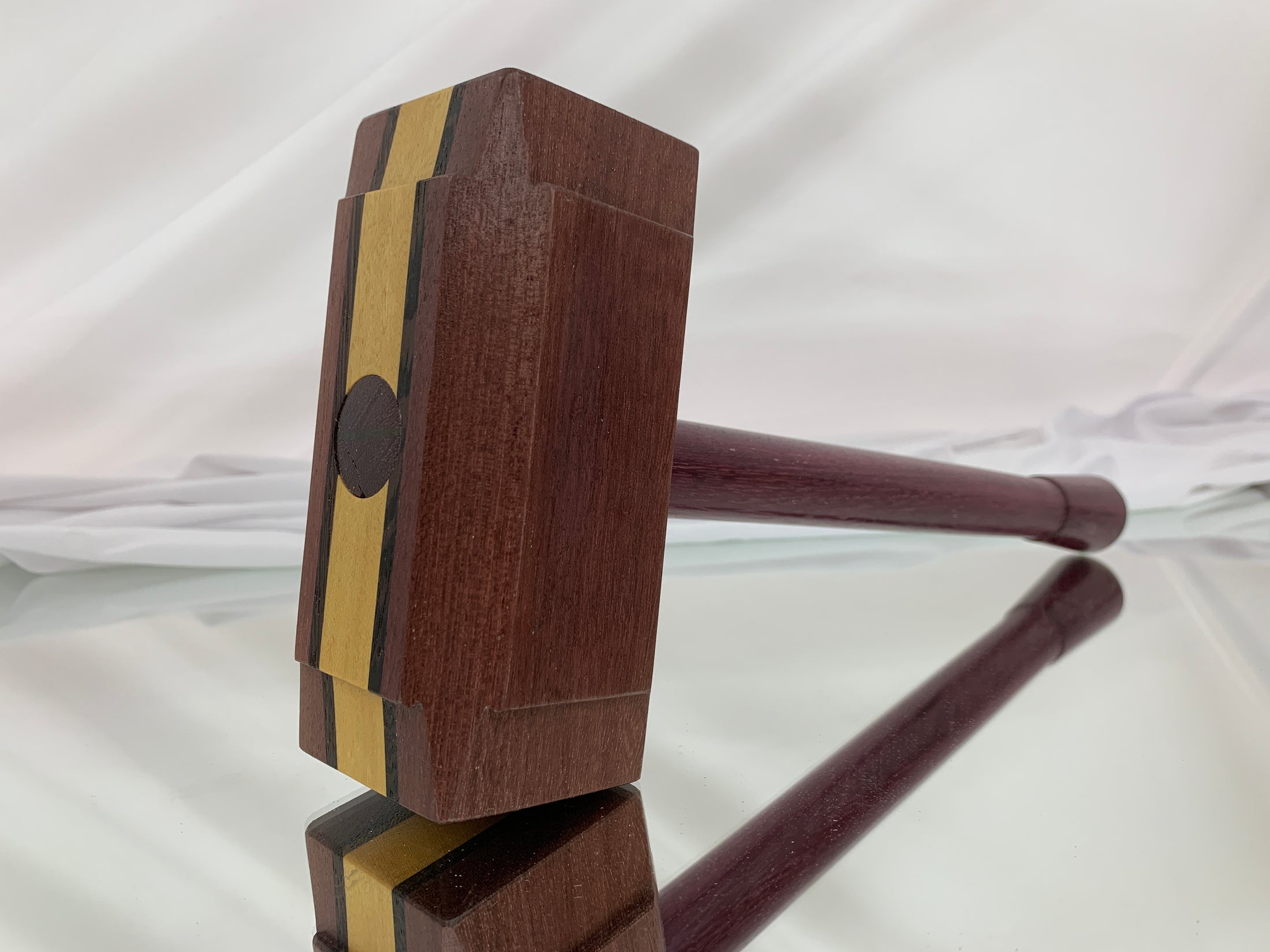 FULL SIZE - Multi-Species Thor's Hammer Woodworking Mallet Mjolnir Exotic Woods