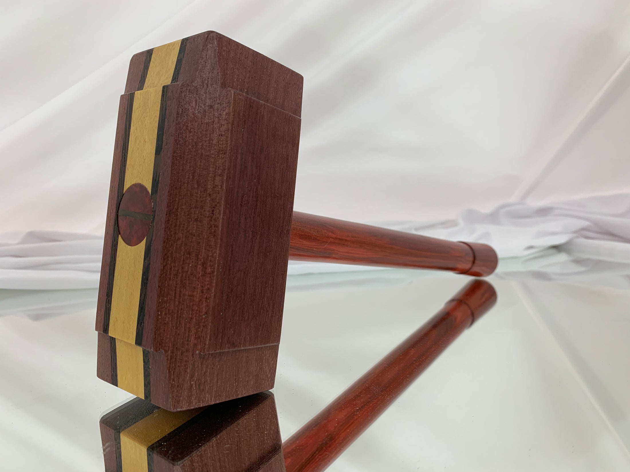 FULL SIZE - Multi-Species Thor's Hammer Woodworking Mallet Mjolnir Exotic Woods