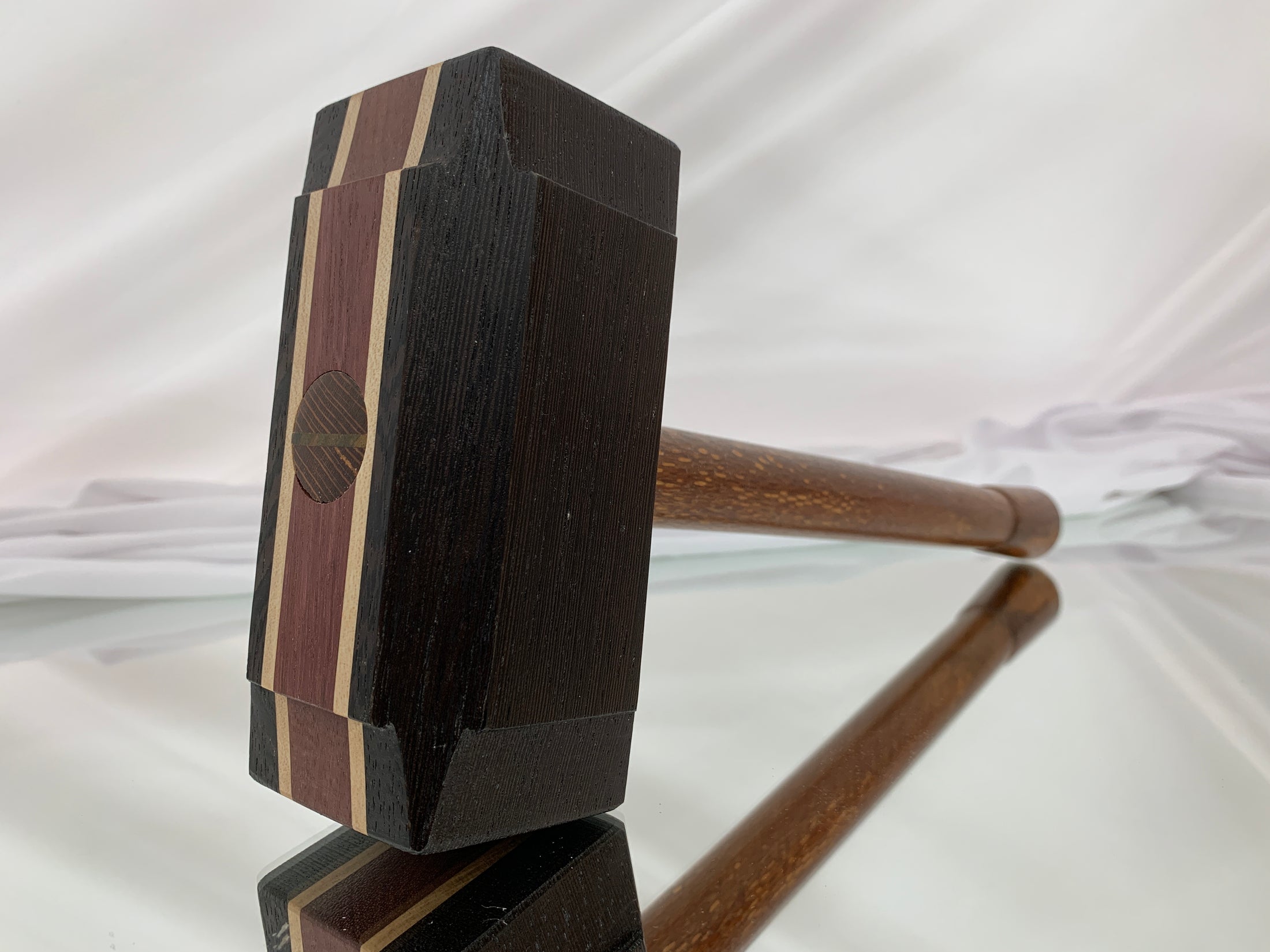 FULL SIZE - Multi-Species Thor's Hammer Woodworking Mallet Mjolnir Exotic Woods