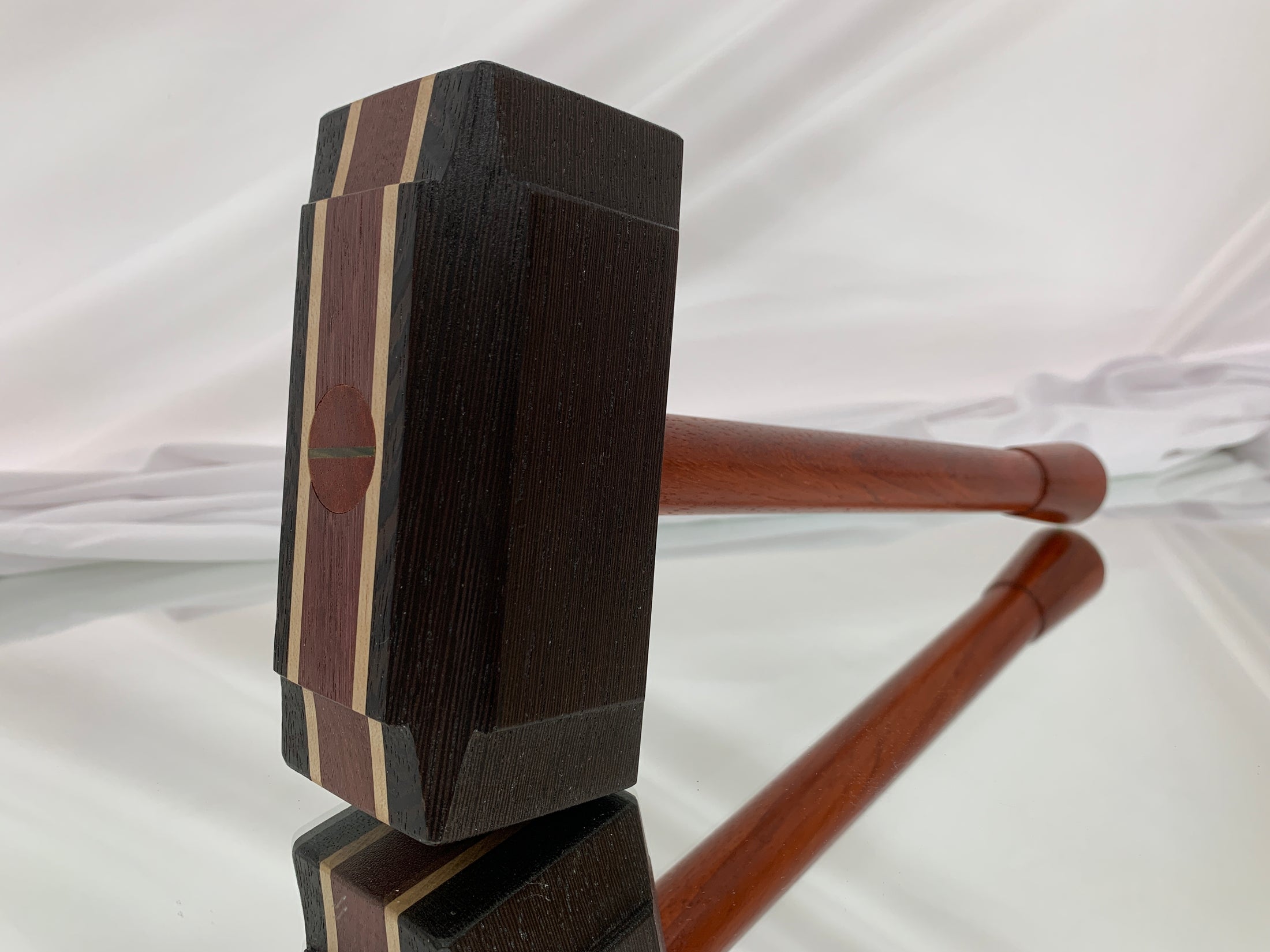 FULL SIZE - Multi-Species Thor's Hammer Woodworking Mallet Mjolnir Exotic Woods