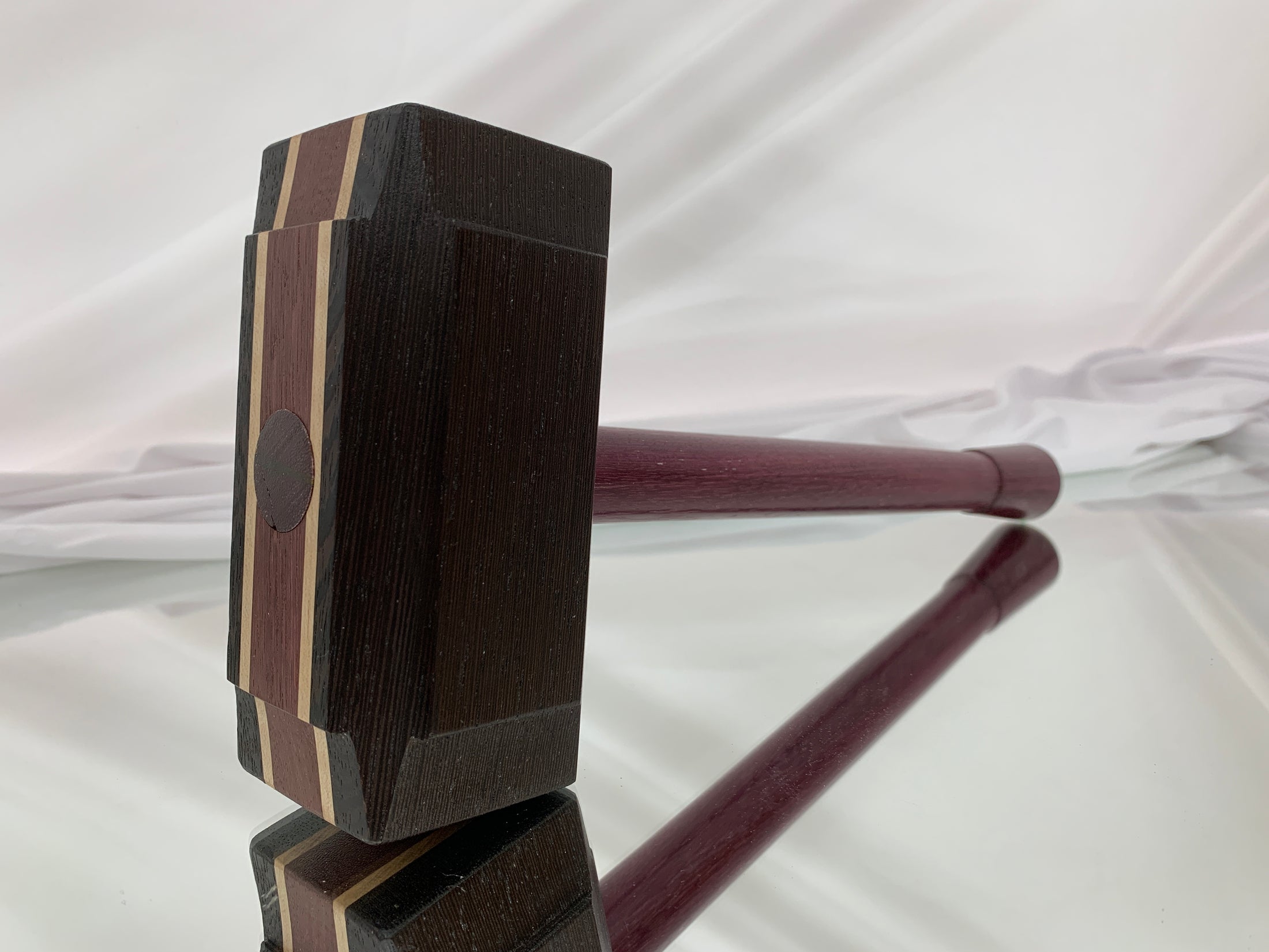 FULL SIZE - Multi-Species Thor's Hammer Woodworking Mallet Mjolnir Exotic Woods