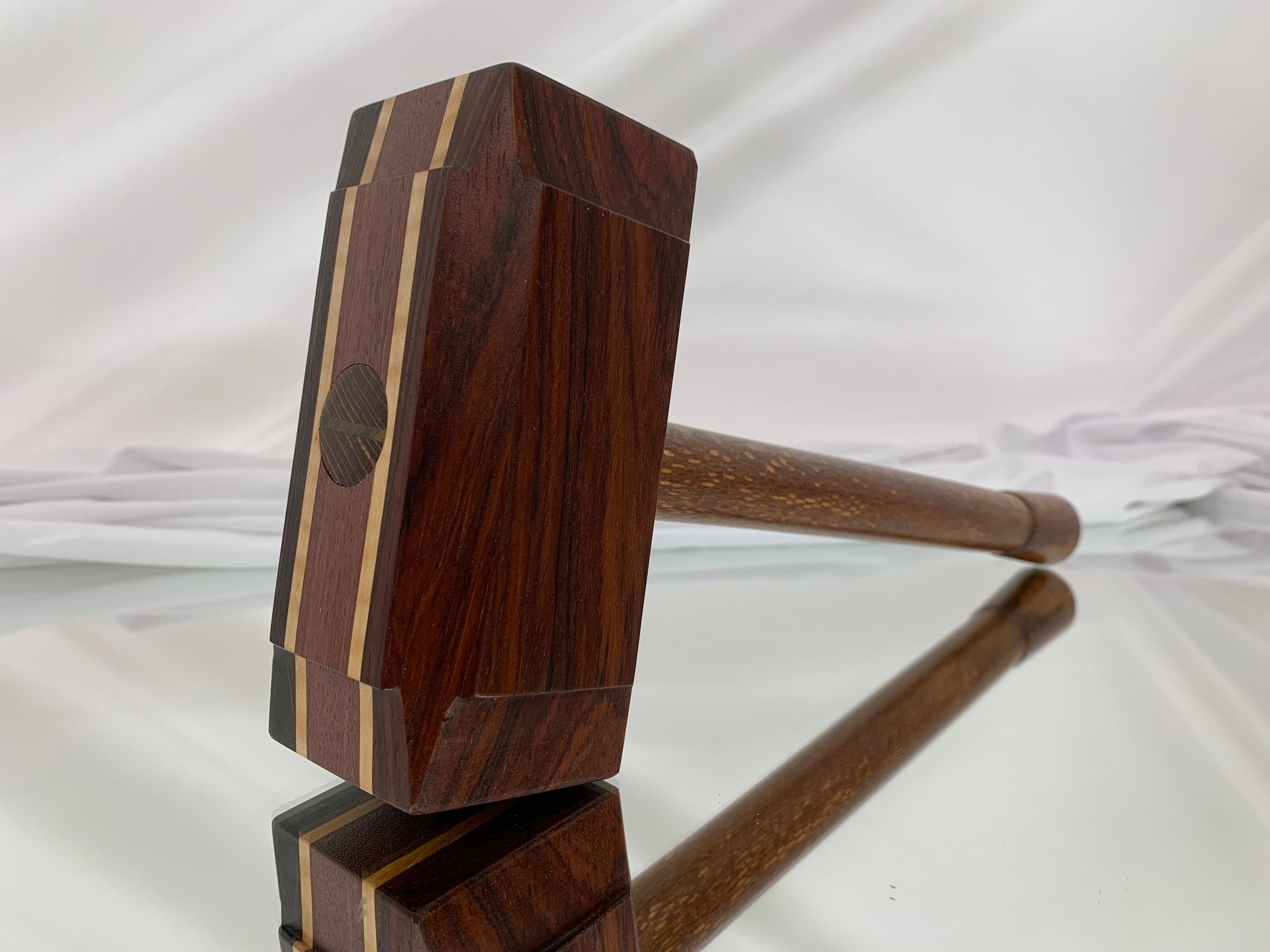 FULL SIZE - Multi-Species Thor's Hammer Woodworking Mallet Mjolnir Exotic Woods