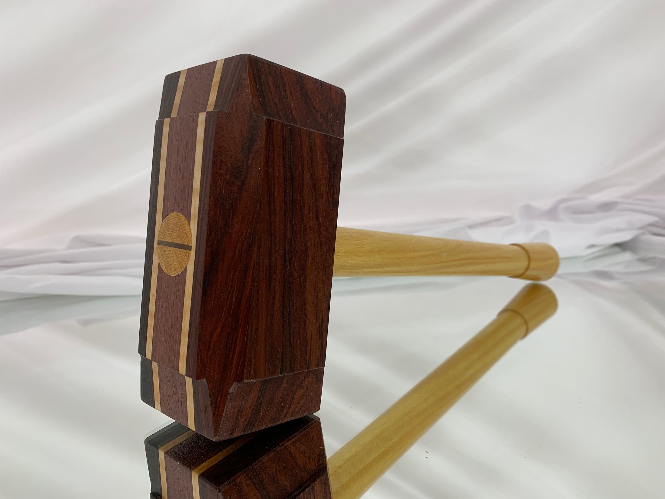 FULL SIZE - Multi-Species Thor's Hammer Woodworking Mallet Mjolnir Exotic Woods