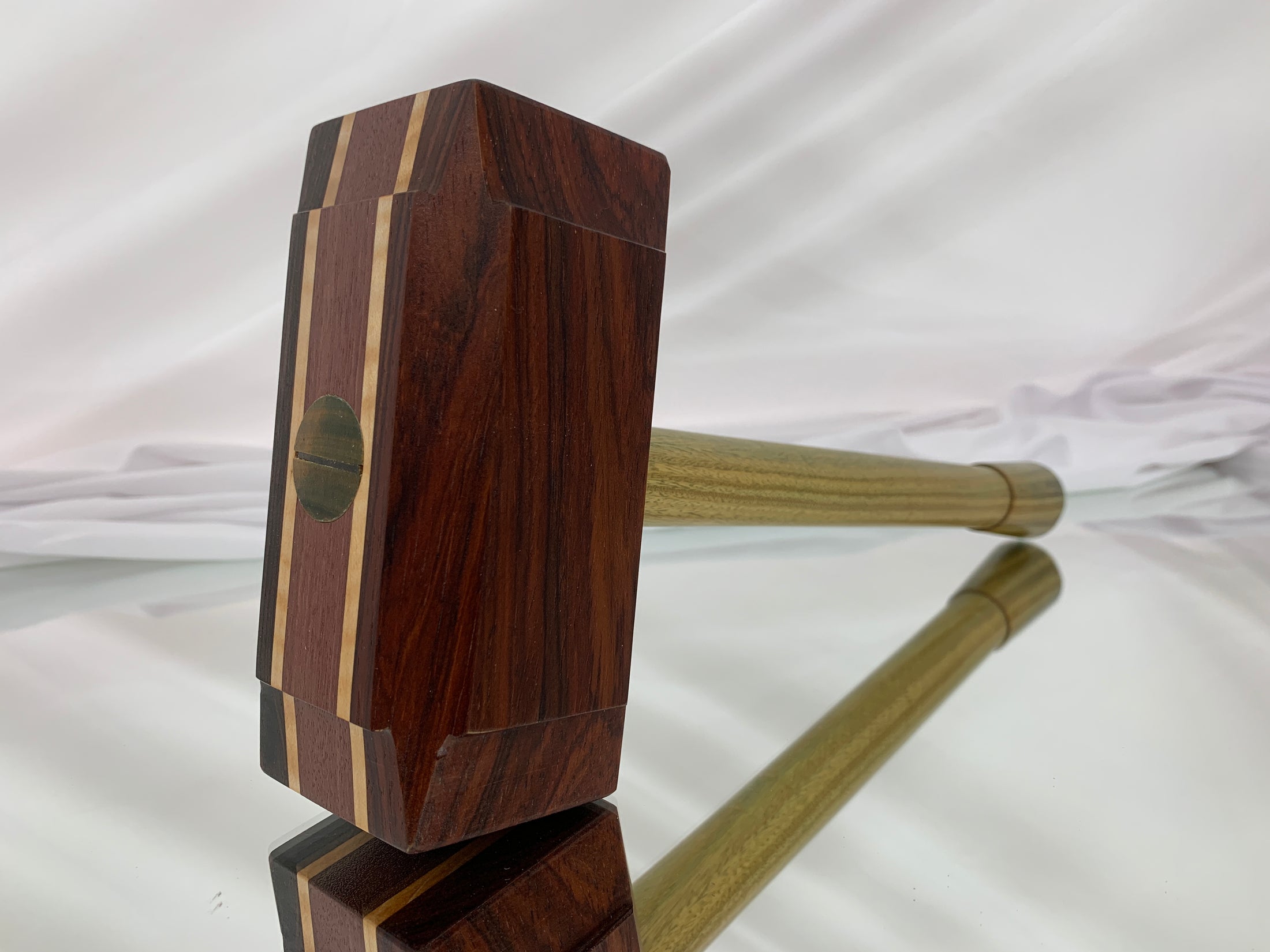 FULL SIZE - Multi-Species Thor's Hammer Woodworking Mallet Mjolnir Exotic Woods