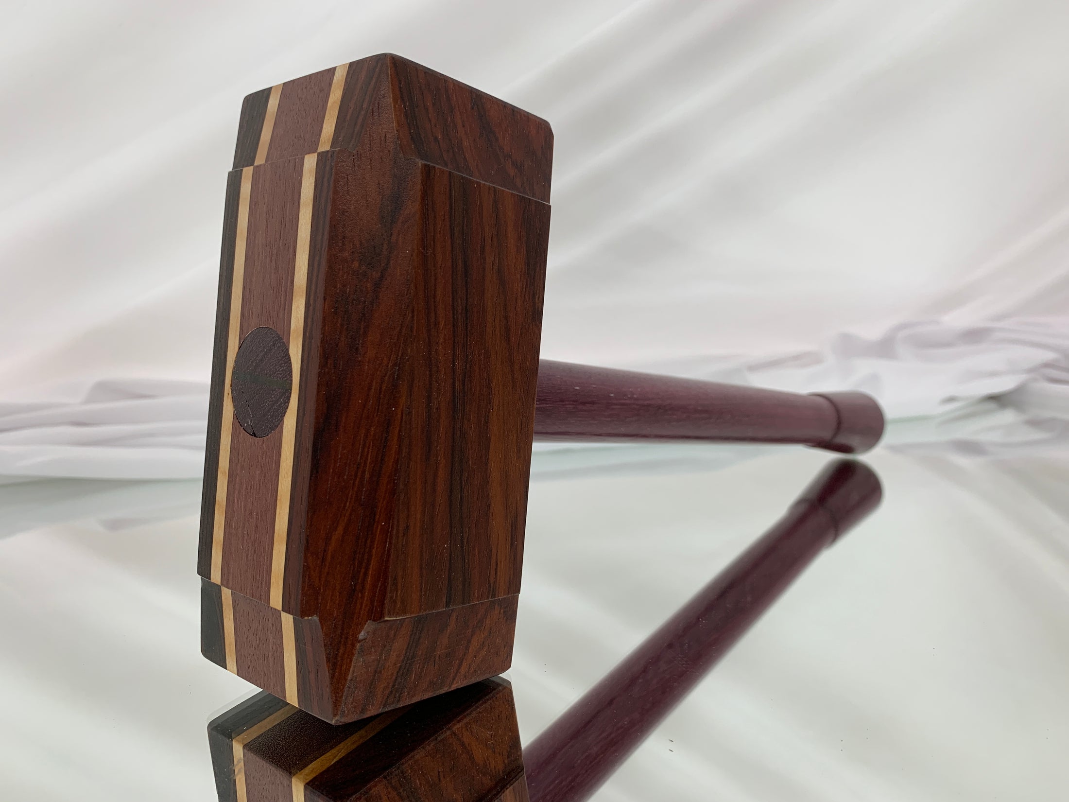 FULL SIZE - Multi-Species Thor's Hammer Woodworking Mallet Mjolnir Exotic Woods