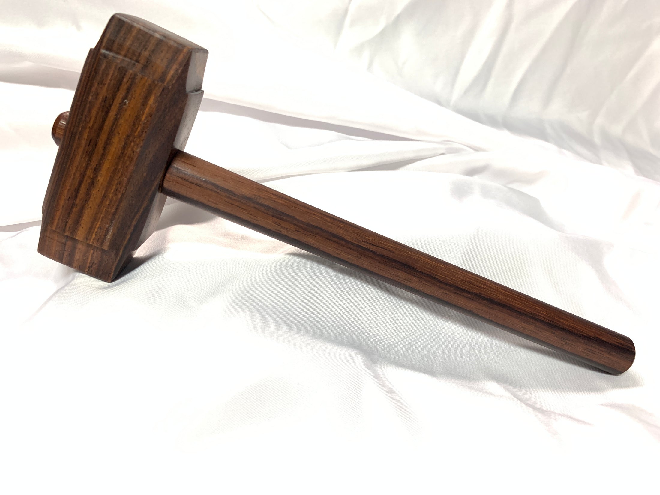 Thors Hammer Woodworking Mallet Cocobolo Head with East Indian Rosewood Handle Kings Fine Woodworking