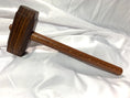 Thors Hammer Woodworking Mallet Cocobolo Head with Leopardwood Handle Kings Fine Woodworking