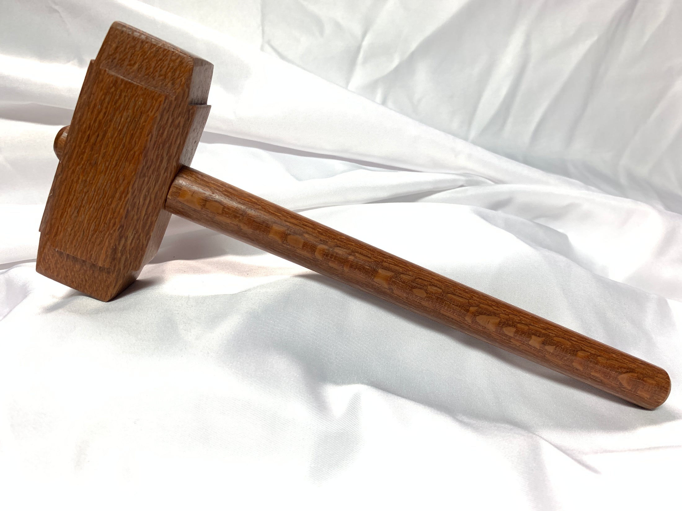 Thors Hammer Woodworking Mallet Leopardwood Head with Leopardwood Handle Kings Fine Woodworking