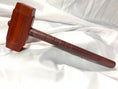 Thors Hammer Woodworking Mallet Padauk Head with Purpleheart Handle Kings Fine Woodworking