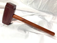 Thors Hammer Woodworking Mallet Purpleheart Head with Padauk Handle Kings Fine Woodworking