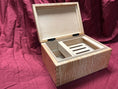 Cigar Humidor made from Highly Figured Tiger Maple