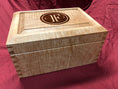 Cigar Humidor made from Highly Figured Tiger Maple