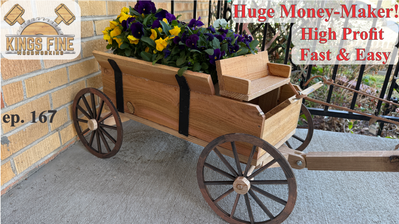 Old West Wagon Planter 3D Plans