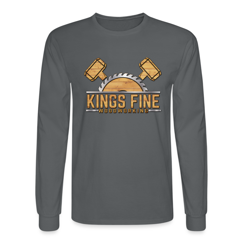 Men's Long Sleeve T-Shirt - charcoal