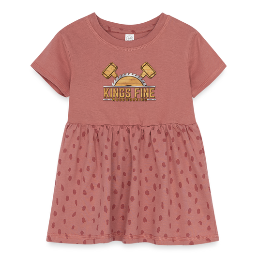 Infant Baby Rib Dress - mauve