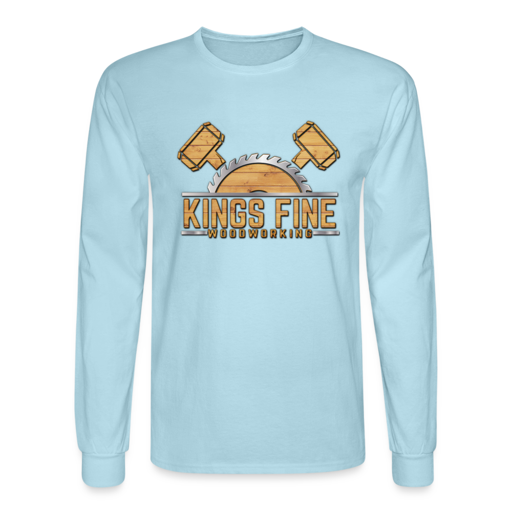 Men's Long Sleeve T-Shirt - powder blue