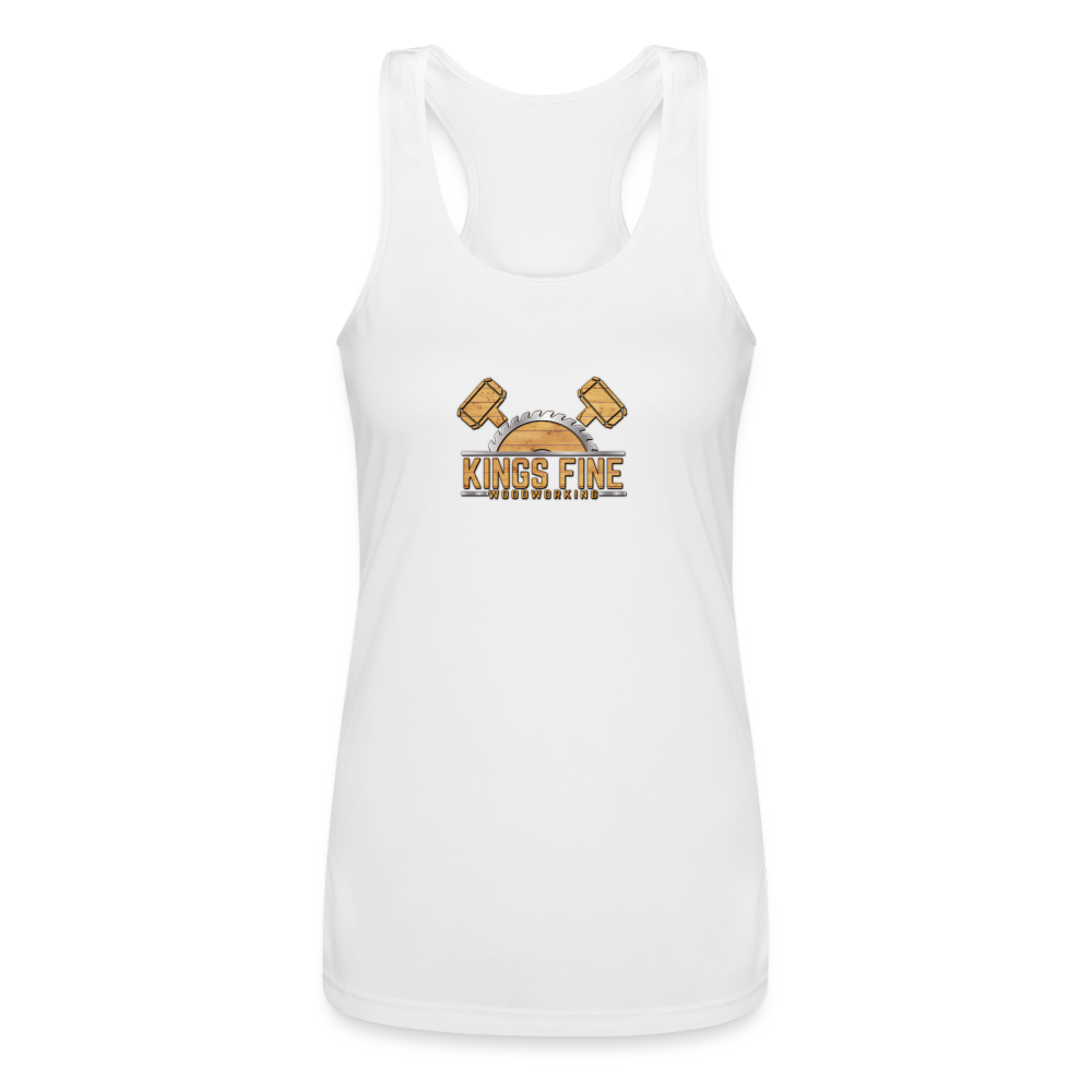 Women’s Performance Racerback Tank Top - white