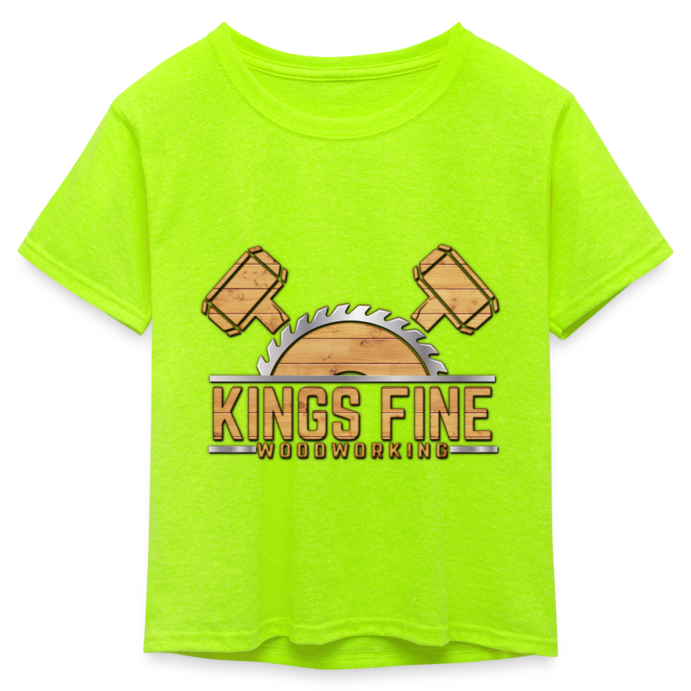 Kid's 50/50 Neon T-Shirt - neon green