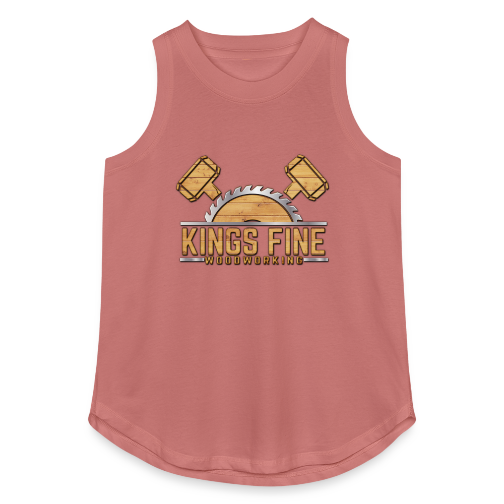 Women's Relaxed Tank Top - mauve