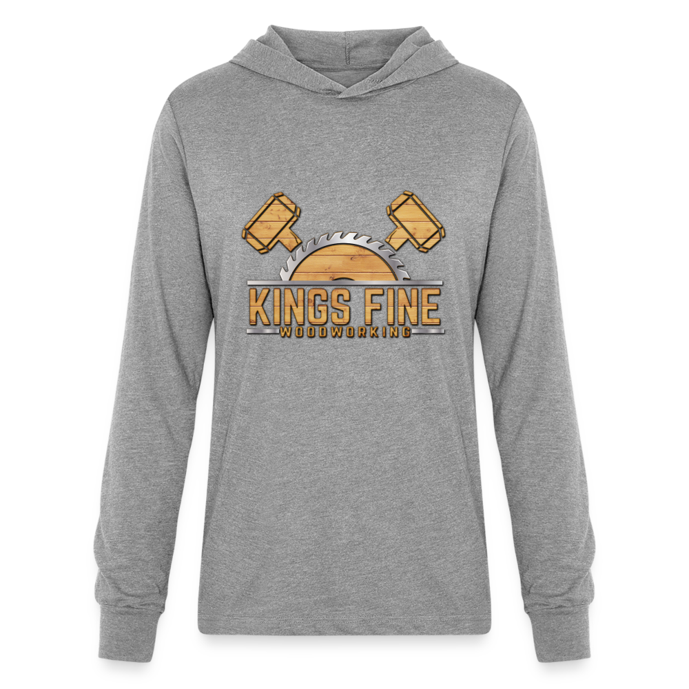 Unisex Long Sleeve Hoodie Shirt - heather grey