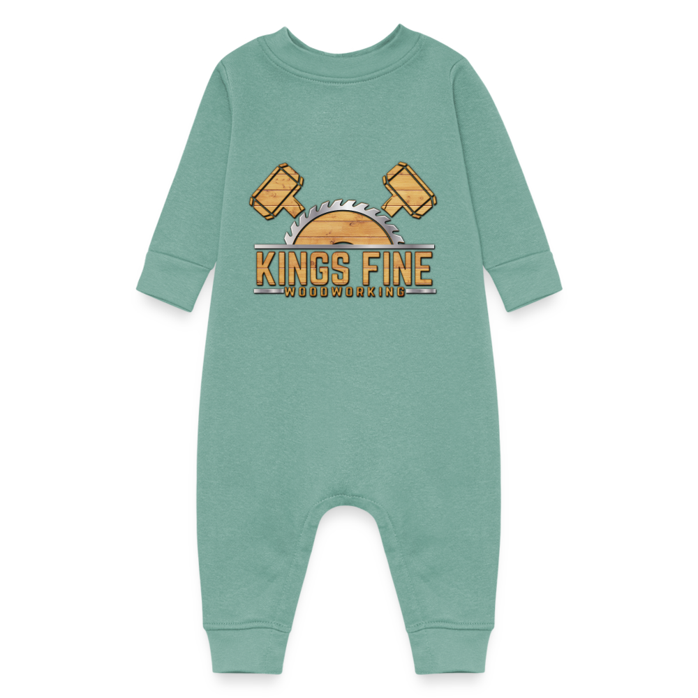 Baby Fleece One Piece - saltwater