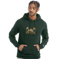 Load image into Gallery viewer, Champion Unisex Powerblend Hoodie - Dark Green
