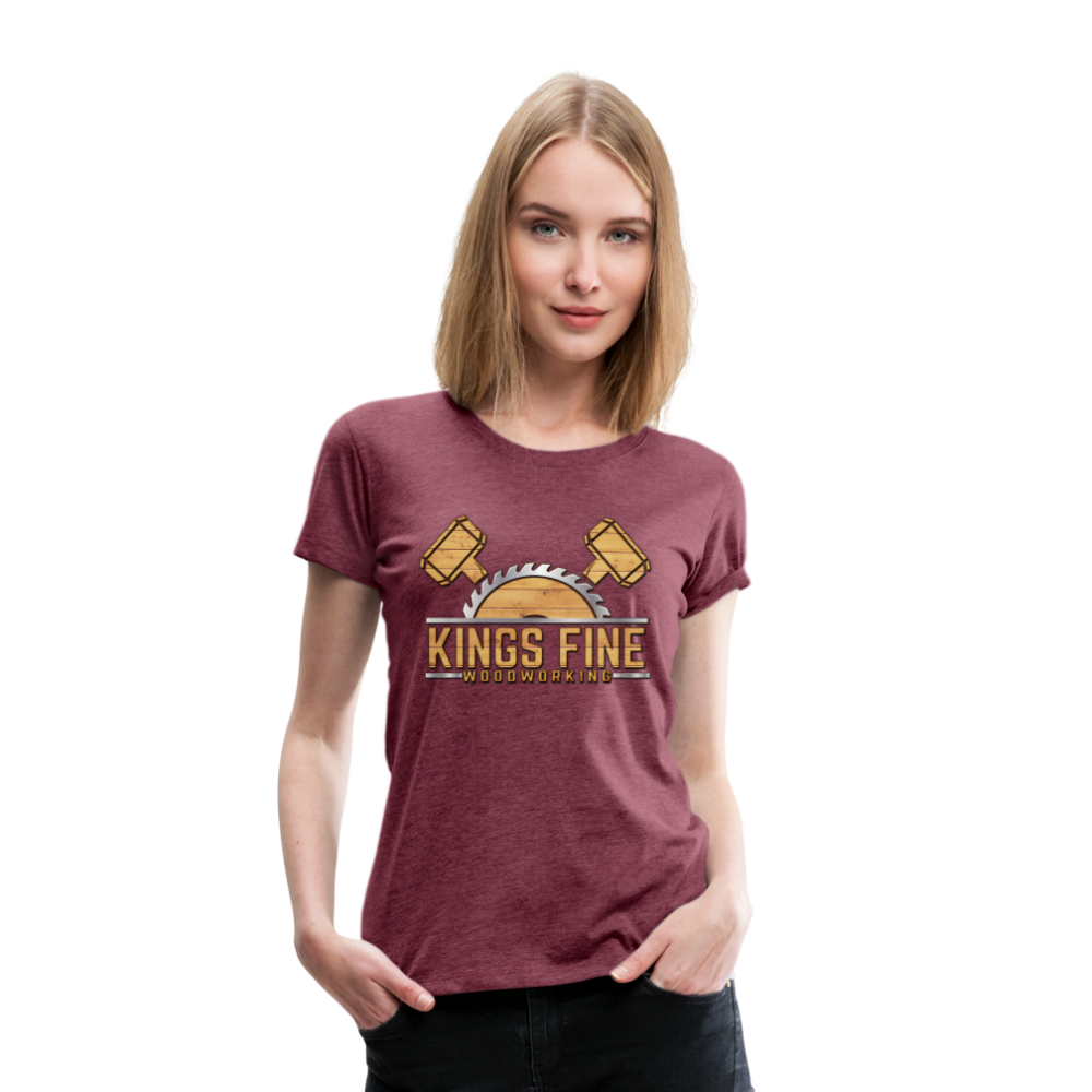 Women's Premium T-Shirt - heather burgundy