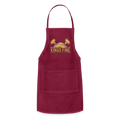 Load image into Gallery viewer, Adjustable Apron - burgundy
