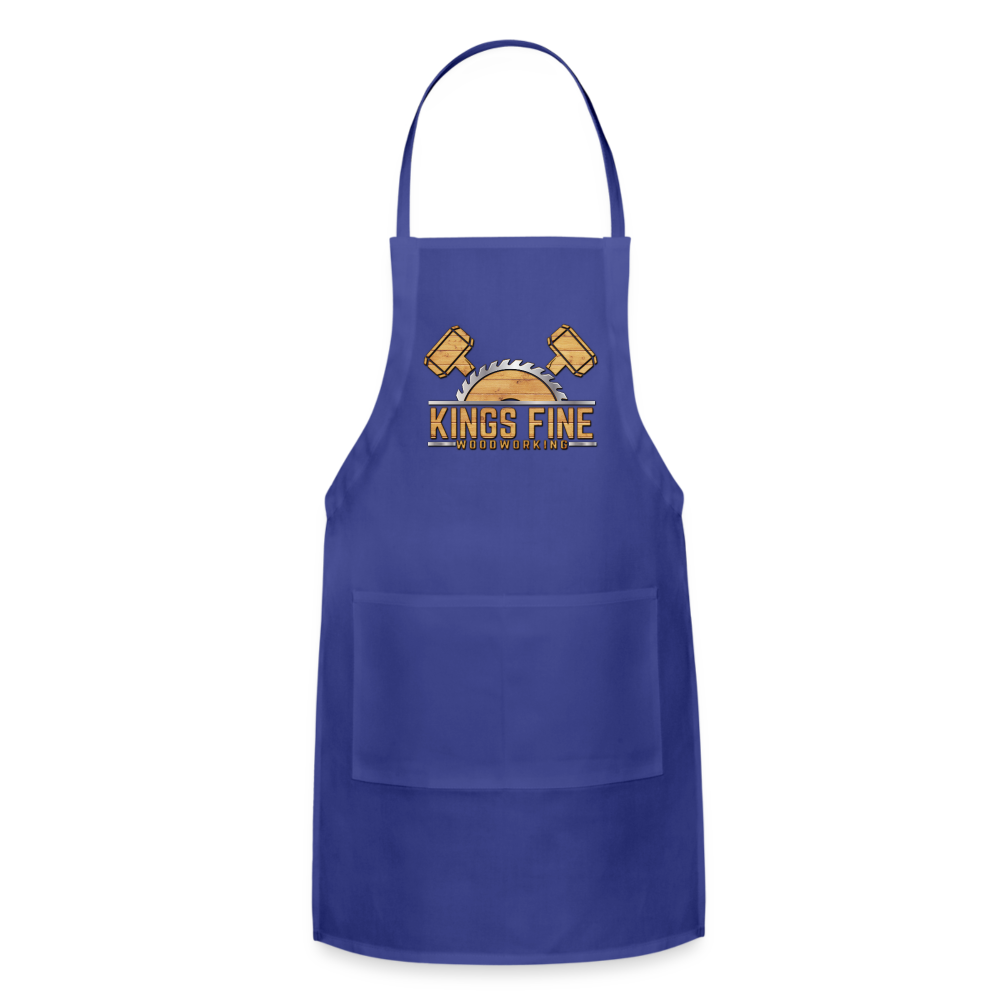 Adjustable Apron - royal blue