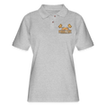 Load image into Gallery viewer, Women's Pique Polo Shirt - heather gray
