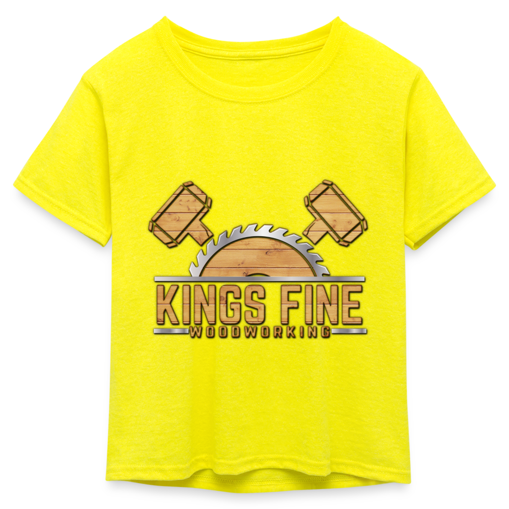 Kid's 50/50 Neon T-Shirt - neon yellow