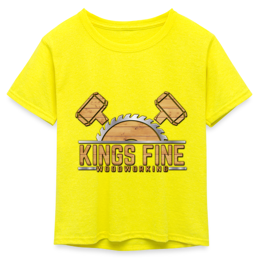 Kid's 50/50 Neon T-Shirt - neon yellow