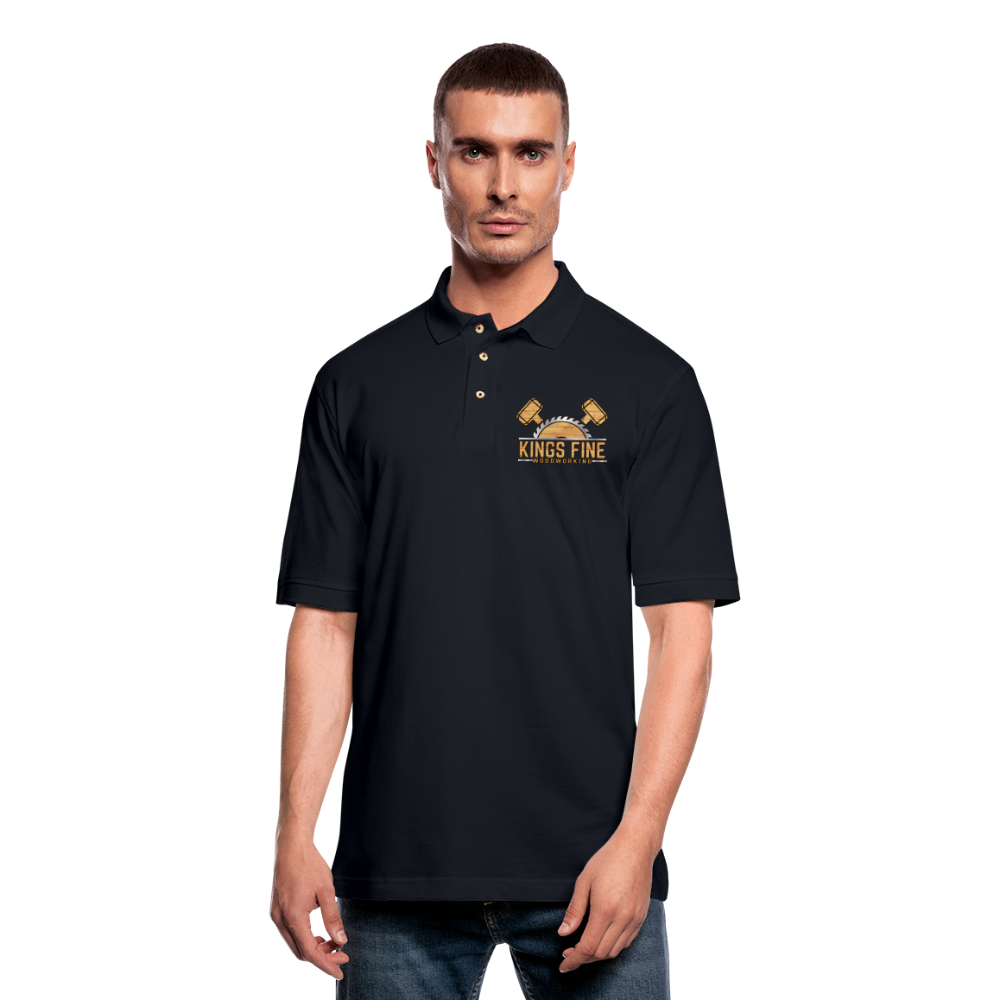 Men's Pique Polo Shirt - midnight navy