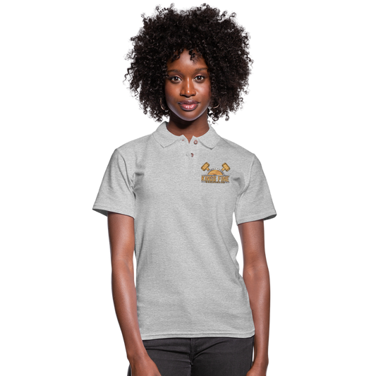 Women's Pique Polo Shirt - heather gray