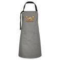 Load image into Gallery viewer, Artisan Apron - gray/black
