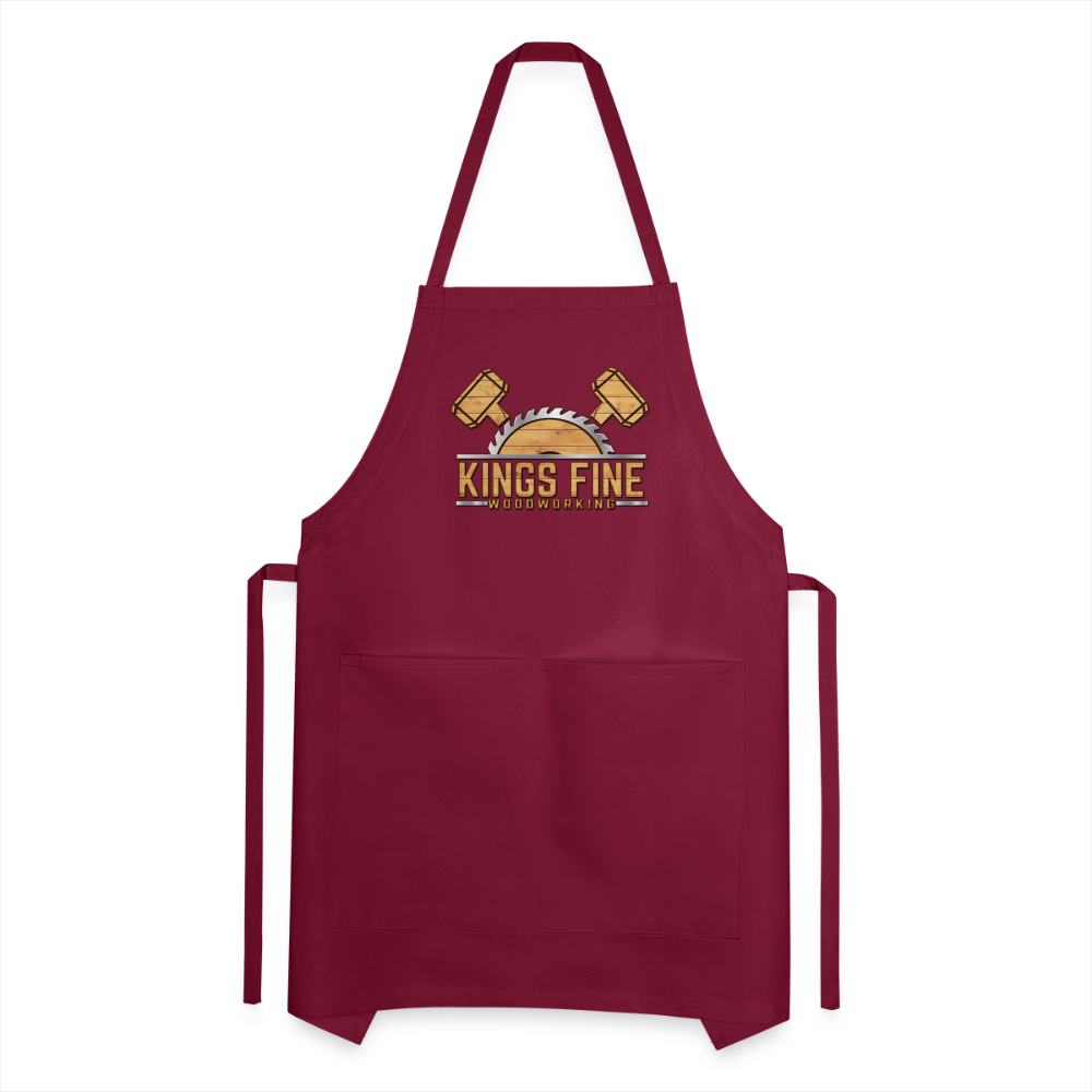 Adjustable Apron - burgundy