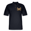 Load image into Gallery viewer, Men's Pique Polo Shirt - midnight navy
