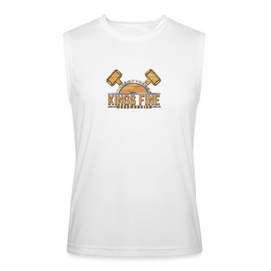 Men’s Performance Sleeveless Shirt - white