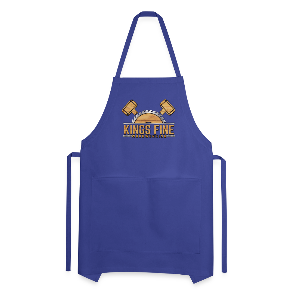 Adjustable Apron - royal blue