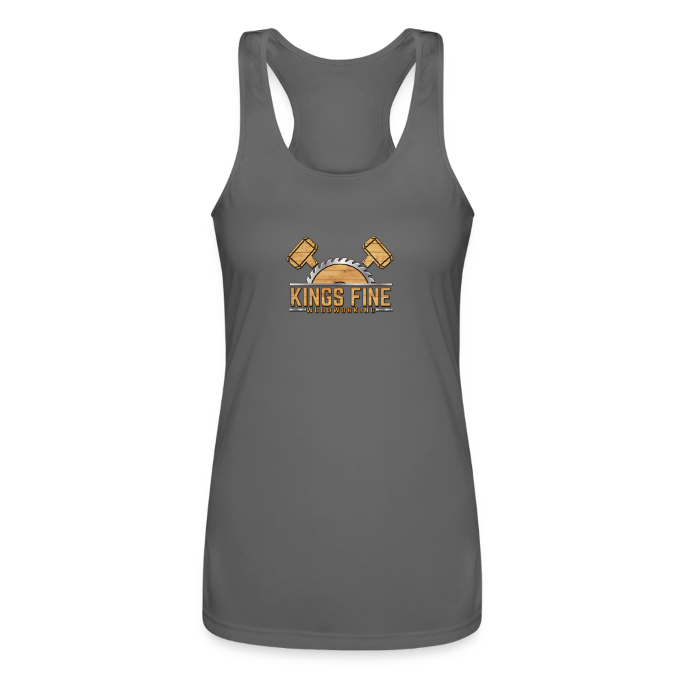 Women’s Performance Racerback Tank Top - charcoal