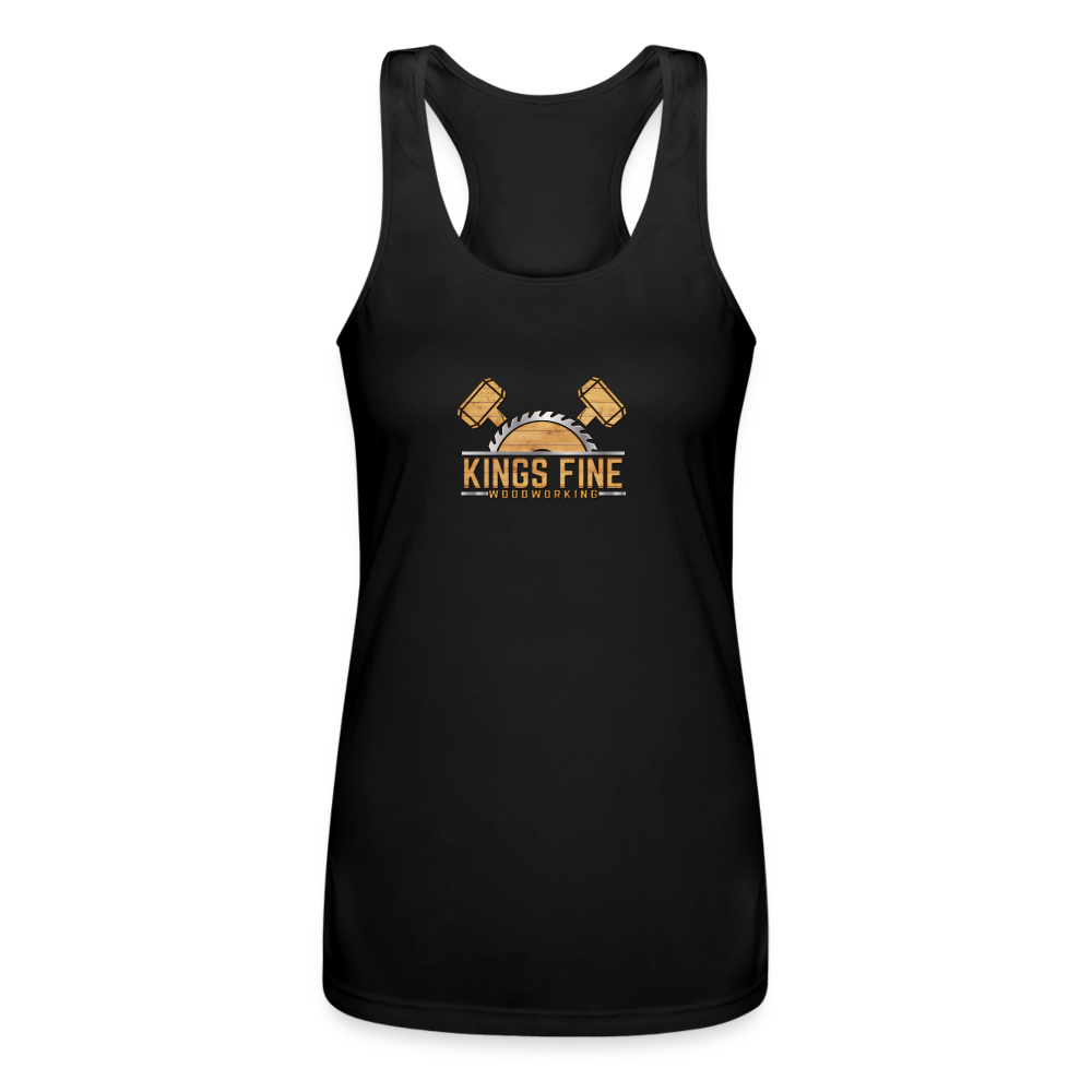 Women’s Performance Racerback Tank Top - black