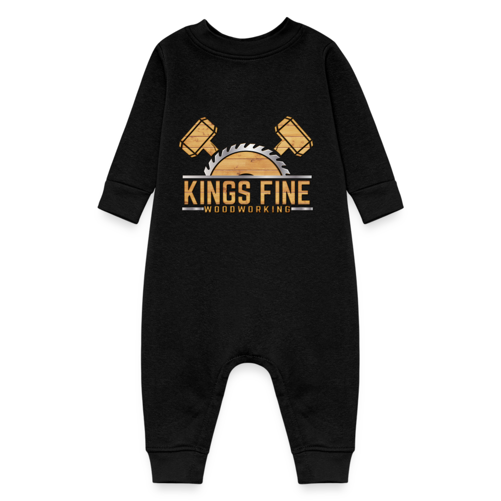 Baby Fleece One Piece - black