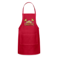 Load image into Gallery viewer, Adjustable Apron - red
