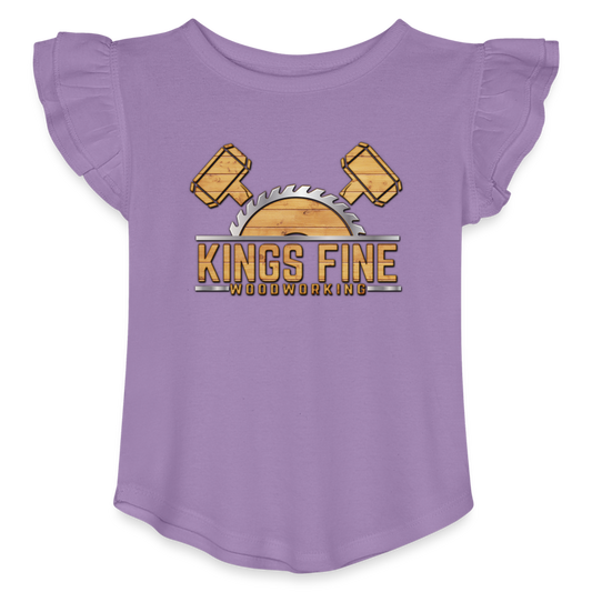 Toddler Girls Flutter T-shirt - lavender