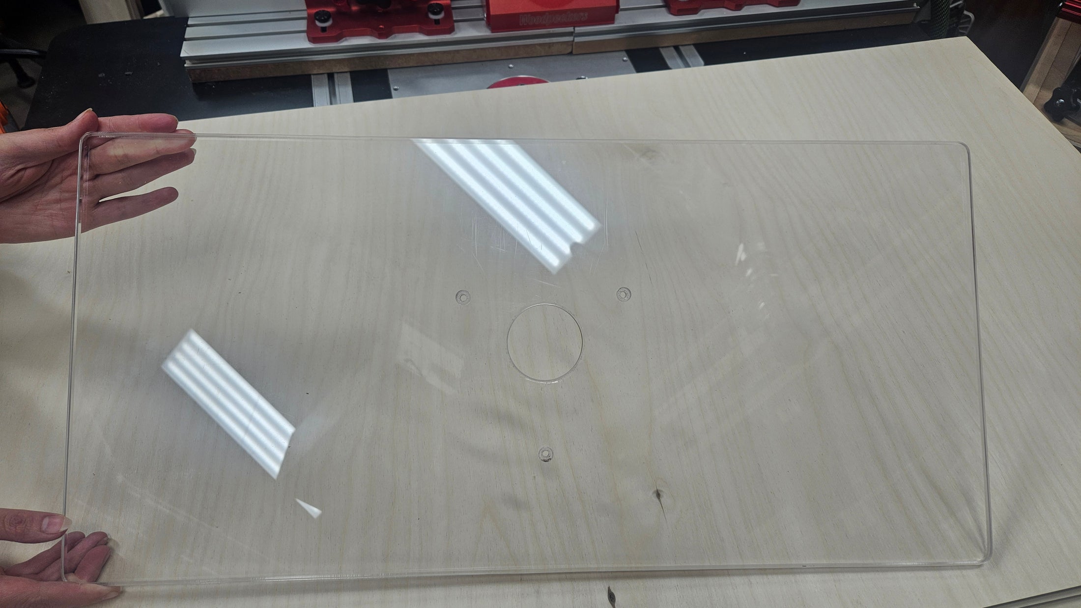 12" x 24" Blank Oversized Router Plate